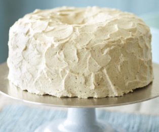 Bolo de Baunilha com cobertura de Baunilha