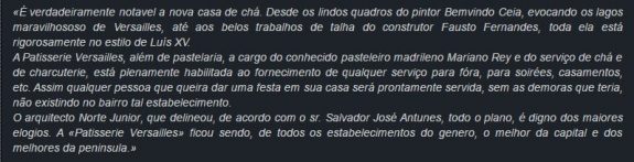noticia patisserie versailles - Receitas da Tia Céu