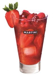 ​Martini Rosato com Morangos