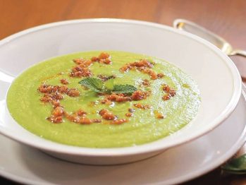 Creme de Ervilhas com Hortelã