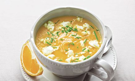 Creme de Cenoura com Laranja