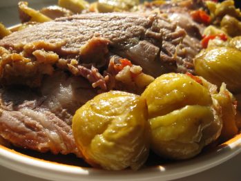 Lombinho de Porco com Erva Doce e Castanhas