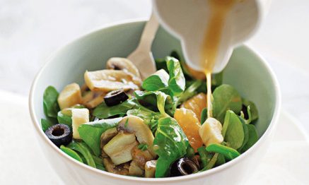 Salada de Canónigos com Cogumelos