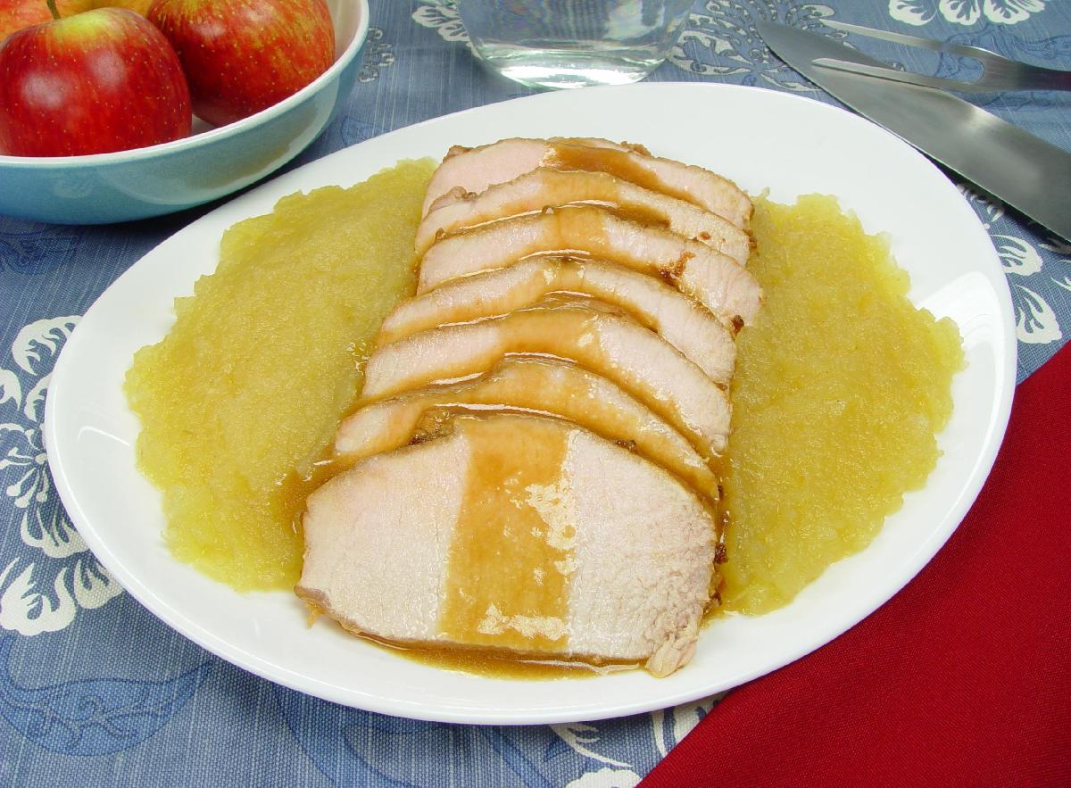 Porco Preto com Puré de Maçã