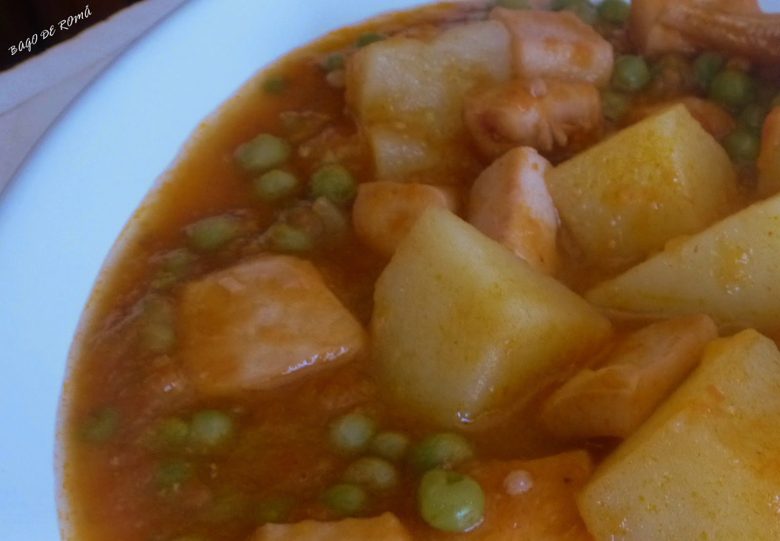 Lulas Guisadas com Batatas