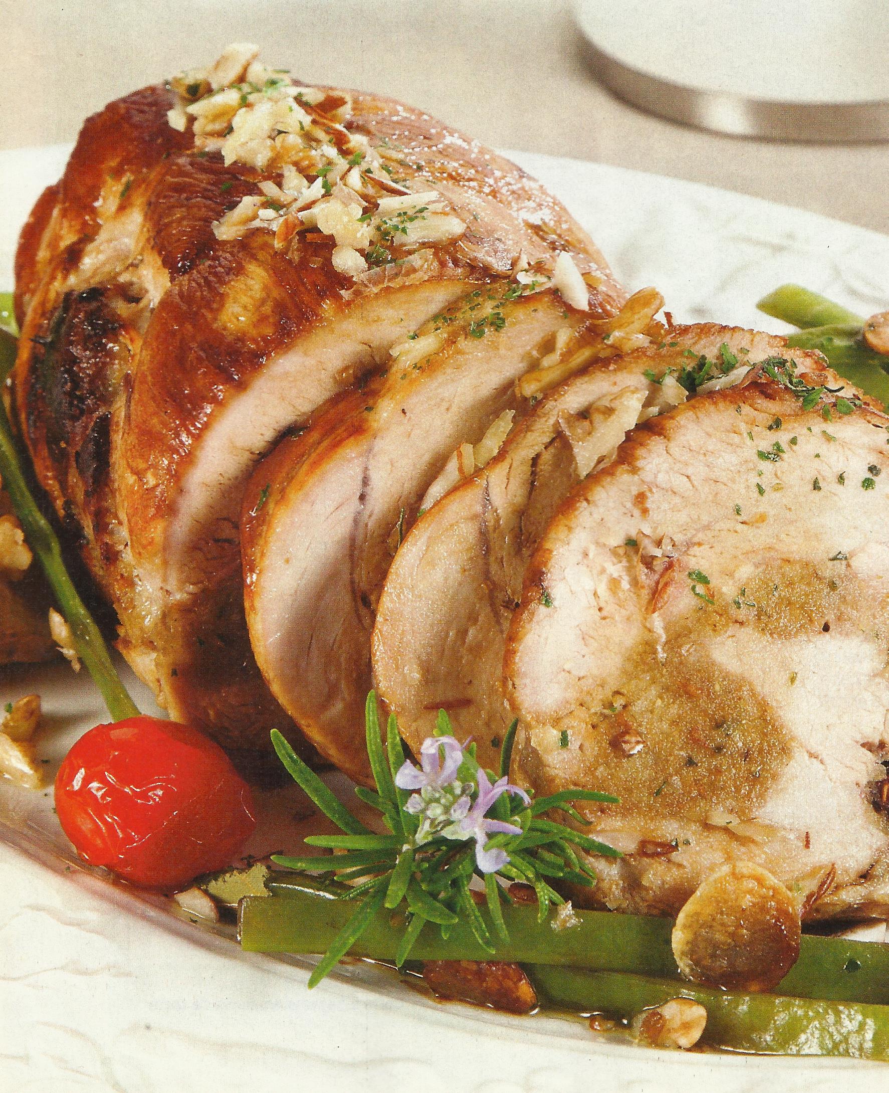 Rolo de Perú com Broa