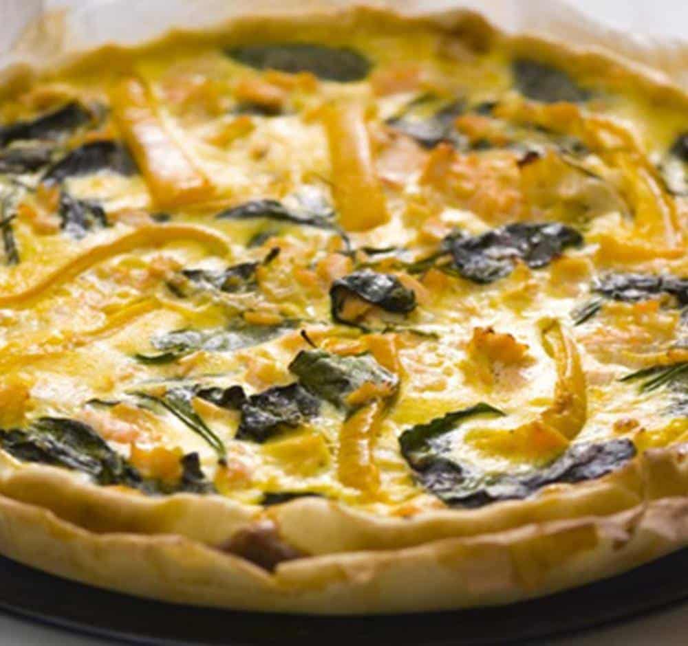 Quiche de Salmão e Brócolos