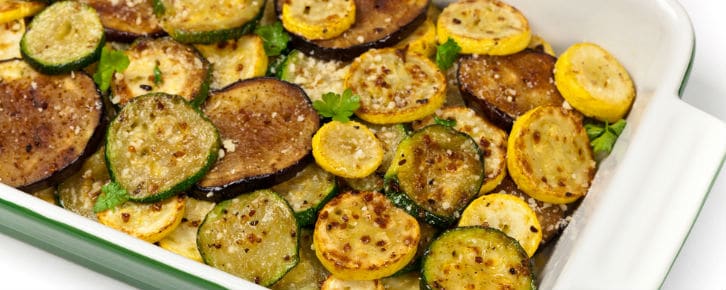 Abobrinha Dourada com Parmesão