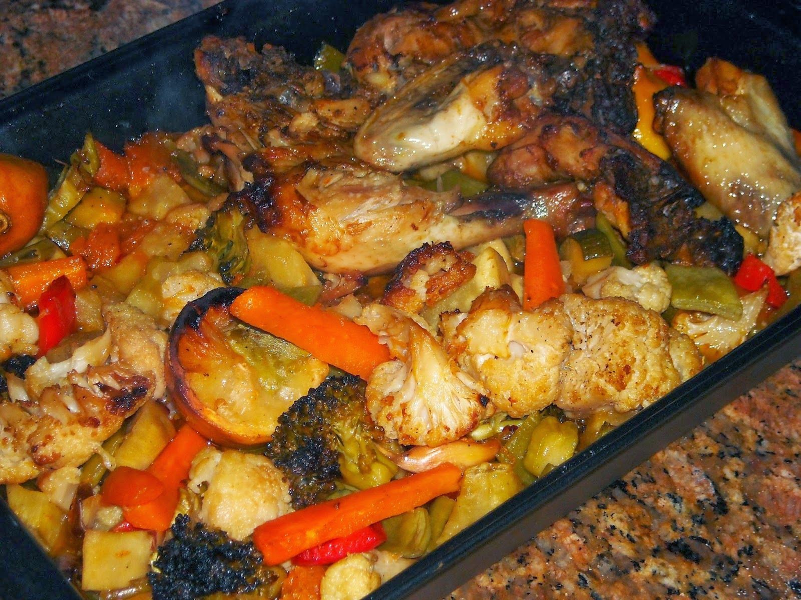 Frango no Forno com Legumes
