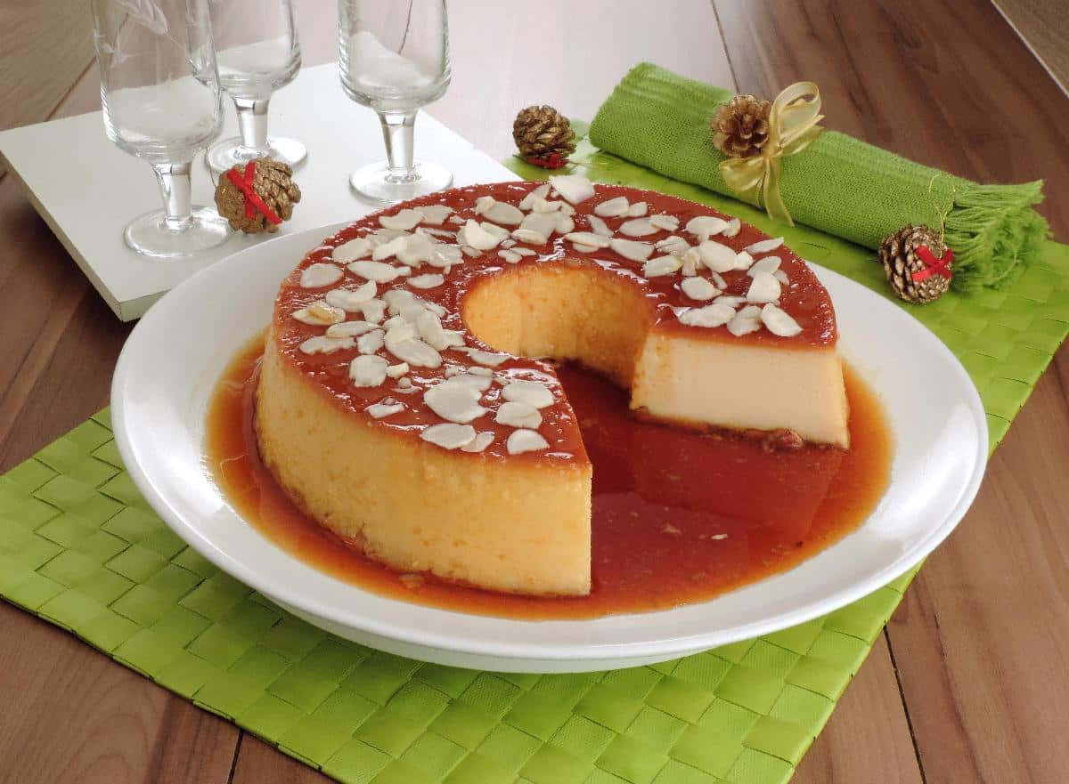 Pudim de Laranja com Amêndoa